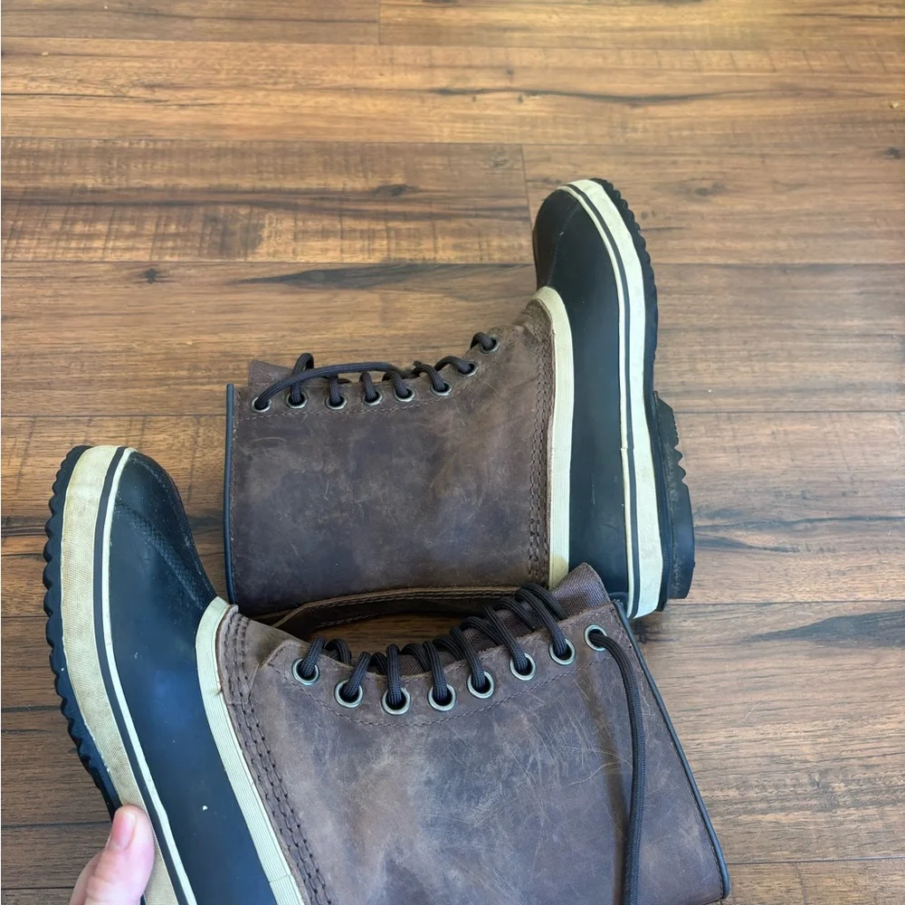 EUC Classic Sorel 1964 LTR Winter Boot Men’s US 7 Waterproof Leather Snow Brown